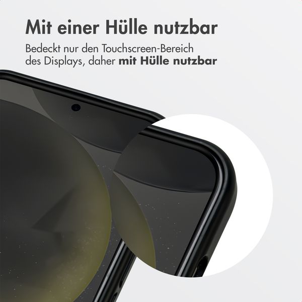 Accezz Sichtschutz-Schutzglas mit Applikator Samsung Galaxy S25 / S24