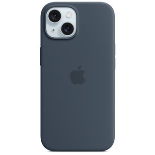Apple Silikon-Case MagSafe Apple iPhone 15 - Storm Blue