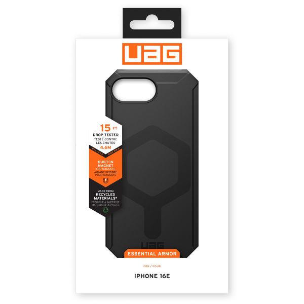 UAG Essential Armor MagSafe Apple iPhone 17e / 16e - Schwarz