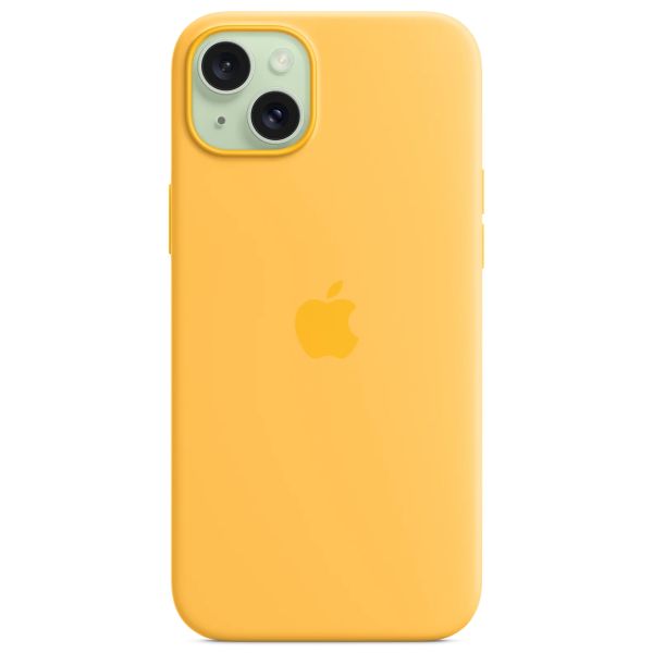 Apple Silikon-Case MagSafe Apple iPhone 15 Plus - Sunshine