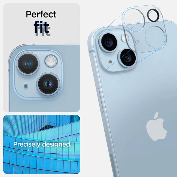 Spigen GLAStR Optik Camera Lens Protector - Kamerainsel-Schutz (2er-Pack) Apple iPhone 14 / 14 Plus - Transparent