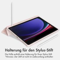 Accezz Smarte Klapphülle aus Silikon Samsung Galaxy Tab A9 Plus - Rosa