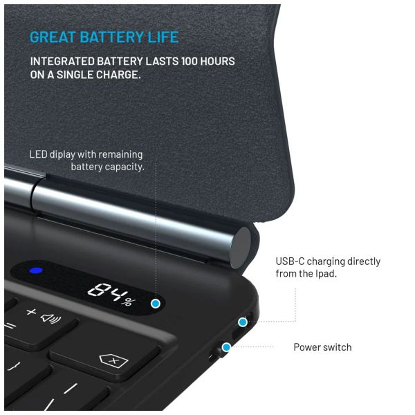 Fixed Typee Tastaturhülle Apple iPad Pro 11 (2025) M5 / (2024) M4 - QWERTY / NL - Schwarz
