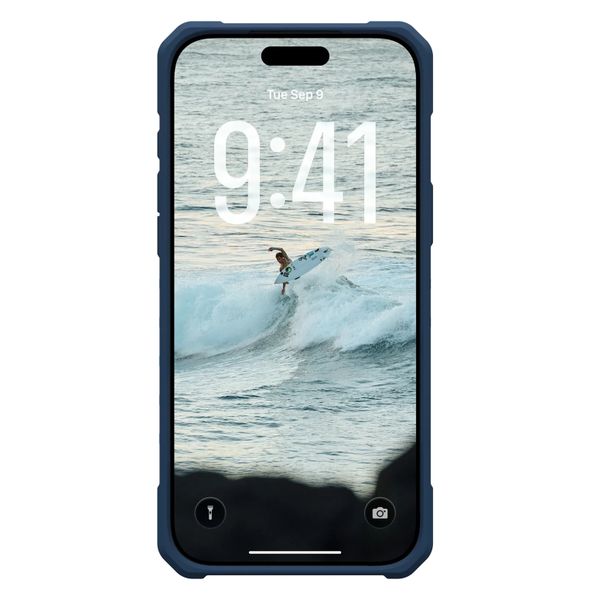 UAG Pathfinder Clear MagSafe Back Cover mit Lanyard Apple iPhone 17 Pro - Clear / Blue Lanyard