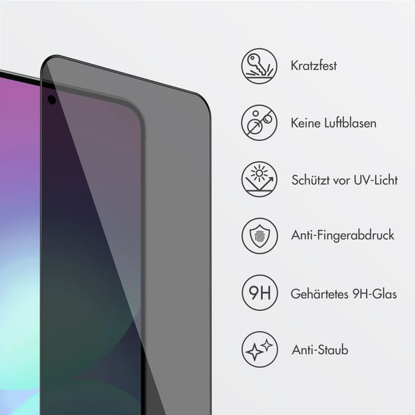 Accezz Sichtschutz-Schutzglas mit Applikator Samsung Galaxy A57 (5G)
