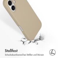 Accezz Liquid Silikoncase mit MagSafe Apple iPhone 16 - Stone