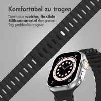 Accezz Ocean Armband für Apple Watch | 44/45/46/49 mm - Schwarz