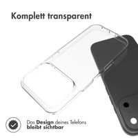 Accezz Clear TPU Backcover Apple iPhone 17 Pro Max - Transparent