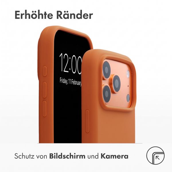 Accezz Liquid Silikoncase mit MagSafe Apple iPhone 18 Pro Max / 17 Pro Max - Orange