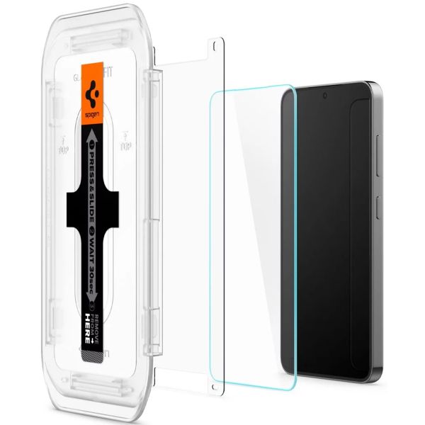 Spigen GLAStR Fit Displayschutzfolie 2er-Pack + Applicator Samsung Galaxy S25 / S24