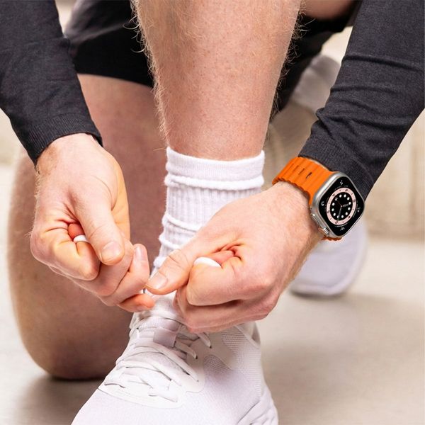 Accezz Ocean Armband für Apple Watch | 44/45/46/49 mm - Orange