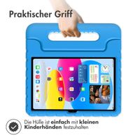 Accezz SchutzHülle mit Handgriff kindersicher Apple iPad 11 (2025) 11 Zoll A16 / iPad 10 (2022) 10.9 Zoll - Blau