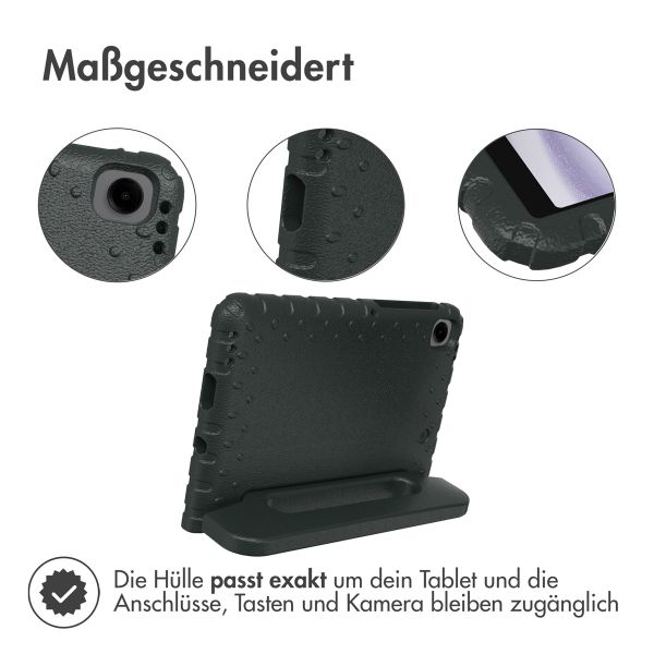 Accezz SchutzHülle mit Handgriff kindersicher Samsung Galaxy Tab A11 / A9 8.7 Zoll - Schwarz