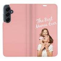 Gestalte deine eigene Compact Gel Klapphülle Samsung Galaxy A55 - Weiß