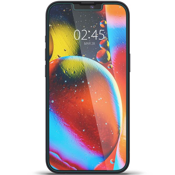 Spigen GLAStR Fit Displayschutzfolie 2er-Pack + Applicator Apple iPhone 17e / 16e / 14 / 13 / 13 Pro