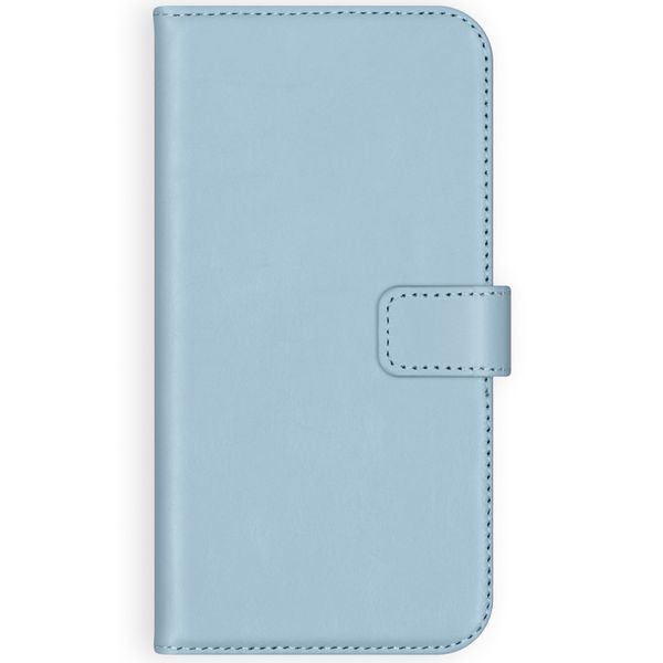 Selencia Echtleder Klapphülle Samsung Galaxy A51 - Air Blue