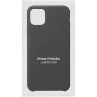 Apple Leder-Case Apple iPhone 11 Pro Max - Schwarz