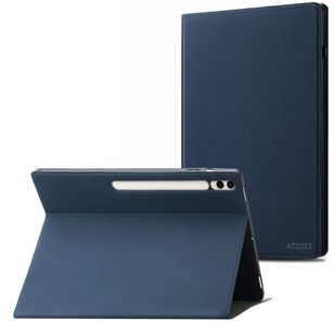 Accezz Classic Klapphülle Samsung Galaxy Tab S10 Plus / Tab S9 FE Plus / Tab S9 Plus - Dunkelblau