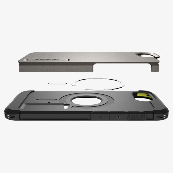 Spigen Tough Armor Backcover MagSafe Apple iPhone 17e / 16e - Gunmetal