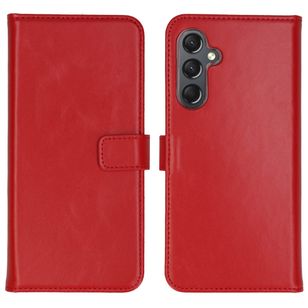 Selencia Echtleder Klapphülle Samsung Galaxy A25 (5G) - Rot