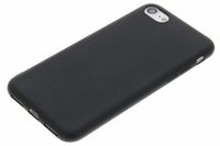 Accezz Color TPU Hülle Apple iPhone SE (2022 / 2020) / 8 / 7 - Schwarz