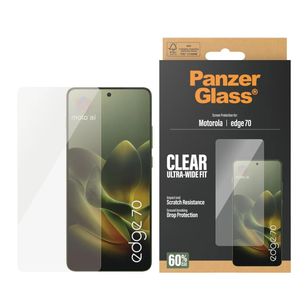 PanzerGlass Ultra-Wide Fit Antibakterieller Displayschutz mit Applikator Motorola Edge 70