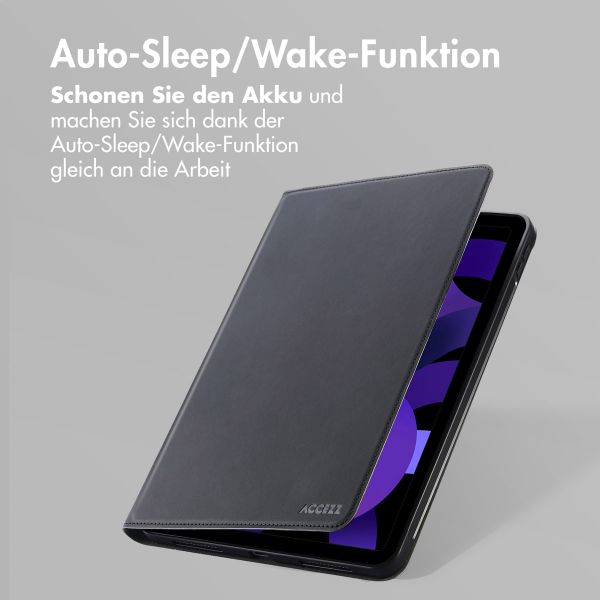 Accezz Classic Klapphülle Apple iPad Mini 7 (2024) / iPad Mini 6 (2021) - Schwarz