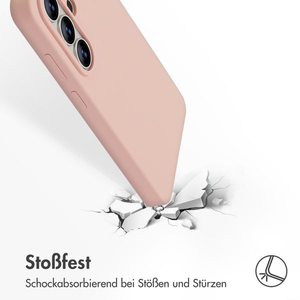 Accezz Liquid Silikoncase mit MagSafe Samsung Galaxy S26 Ultra - Rosa