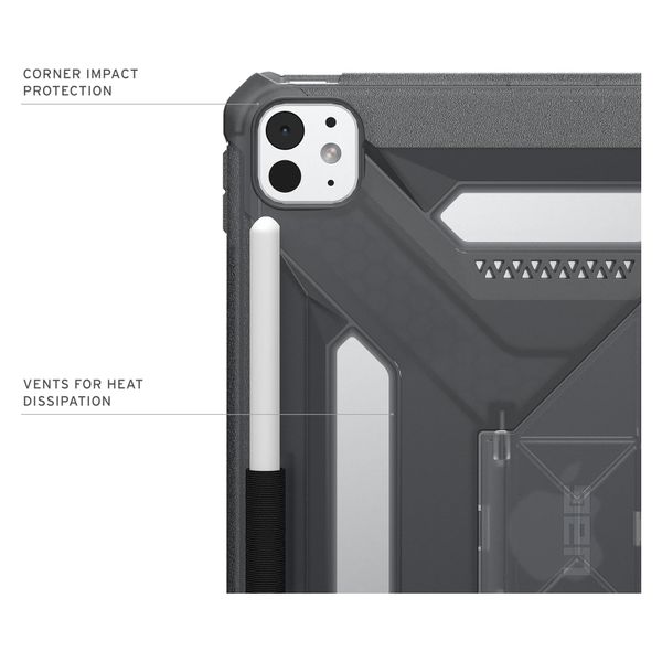 UAG Scout Plus Back Cover mit Ständer Apple iPad Pro 11 (2025) M5 / (2024) M4 - Ash