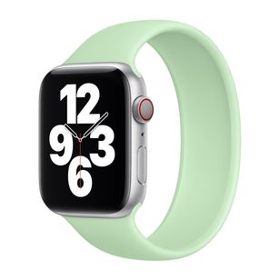 Apple Silikon Solo Loop für  Apple Watch | 44/45/46/49 mm - Größe 10 - Pistachio