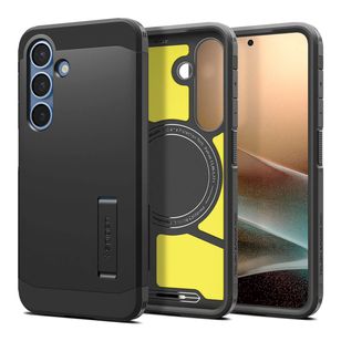 Spigen Tough Armor Backcover MagSafe Samsung Galaxy S25 Plus - Schwarz