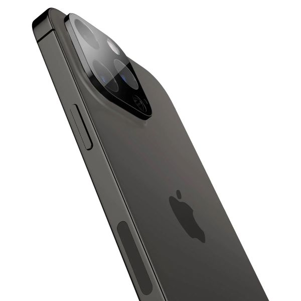 Spigen GLAStR Optik Camera Lens Protector - Kamerainsel-Schutz (2er-Pack) Apple iPhone 14 Pro (Max) - Schwarz