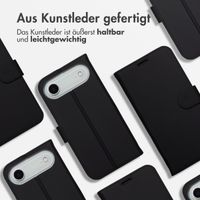 Accezz Wallet TPU Klapphülle Apple iPhone Air - Schwarz
