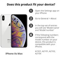 Accezz Clear TPU Backcover Apple iPhone Xs Max - Transparent