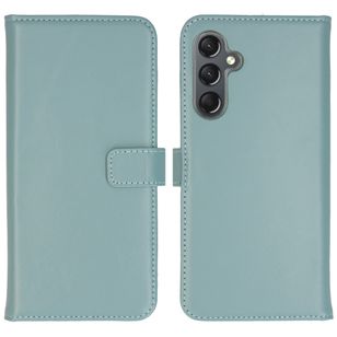 Selencia Echtleder Klapphülle Samsung Galaxy A25 (5G) - Air Blue
