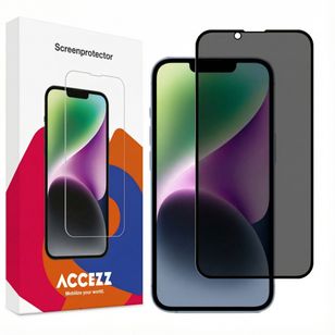 Accezz Privacy Displayschutz aus gehärtetem Glas Apple iPhone 17e / 16e / 14 / 13 / 13 Pro