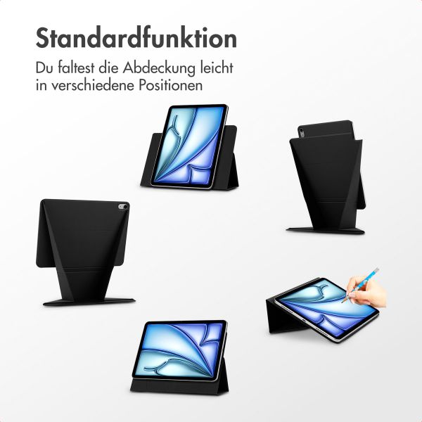 Accezz High Stand tablet case Apple iPad Air 11 Zoll (2026) M4 / (2025) M3 / (2024) M2 / Air 5 (2022) / Air 4 (2020) - Schwarz