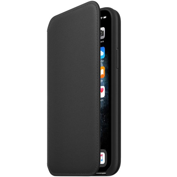 Apple Leather Folio Klapphülle Apple iPhone 11 Pro - Schwarz