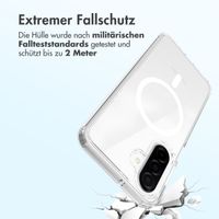 Accezz Xtreme Impact Backcover mit MagSafe Samsung Galaxy A18 (4G) / A17 (4G/5G) - Transparent