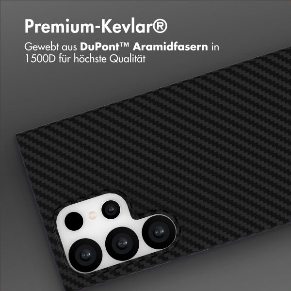 Accezz MagSafe Kevlar® Hülle Samsung Galaxy S24 Ultra - Schwarz