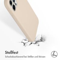 Accezz Liquid Silikoncase Apple iPhone 12 (Pro) - Stone