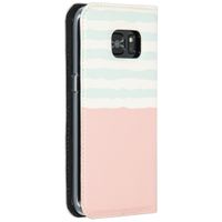 Gestalte deine eigene Compact Gel Klapphülle Samsung Galaxy S7 - Weiß