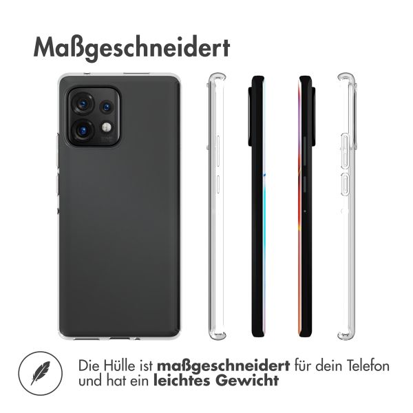 Accezz Clear TPU Backcover Motorola Edge 40 Pro - Transparent