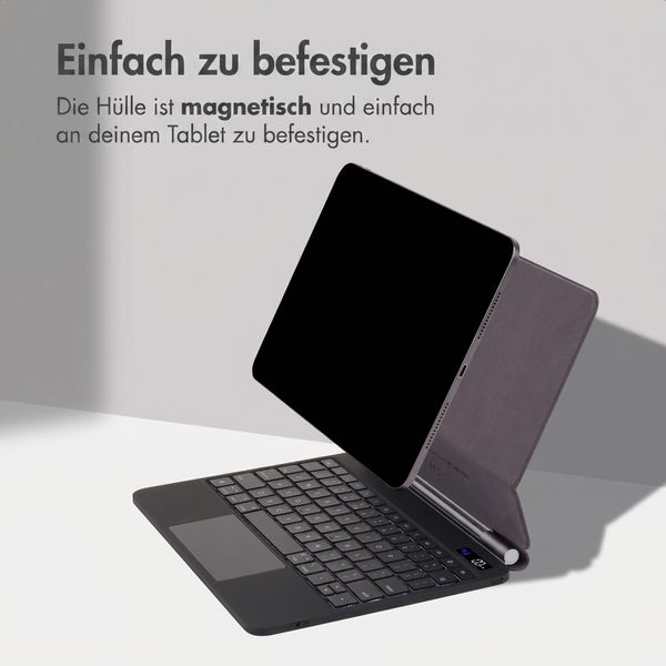 Accezz Magnetische Bluetooth Tastatur Apple iPad Pro 11 (2025) M5 / (2024) M4 - QWERTY / NL - Schwarz