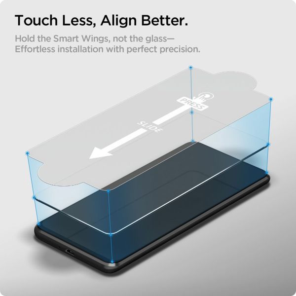Spigen GLAStR Fit Displayschutzfolie 2er-Pack + Applicator Samsung Galaxy Xcover 7 Pro
