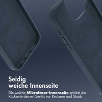 Accezz MagSafe Leather Backcover Apple iPhone 14 Pro Max - Nightfall Blue