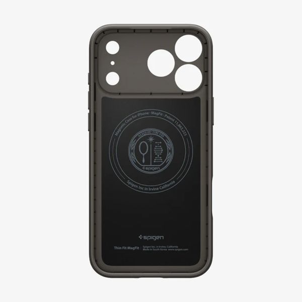 Spigen Thin Fit Backcover mit MagSafe Apple iPhone 17 Pro - Gunmetal