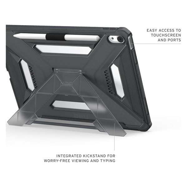 UAG Scout Plus Backcover mit Ständer Apple iPad Air 11 Zoll (2026) M4 / (2025) M3 / (2024) M2 - Ash