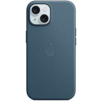 Apple FineWoven Back Cover MagSafe Apple iPhone 15 - Pacific Blue