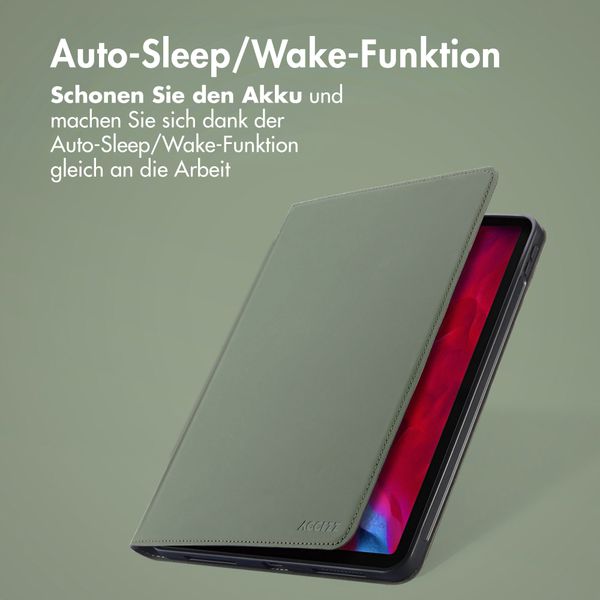 Accezz Classic Klapphülle Apple iPad Pro 12.9 (2020/2021/2022) - Grün